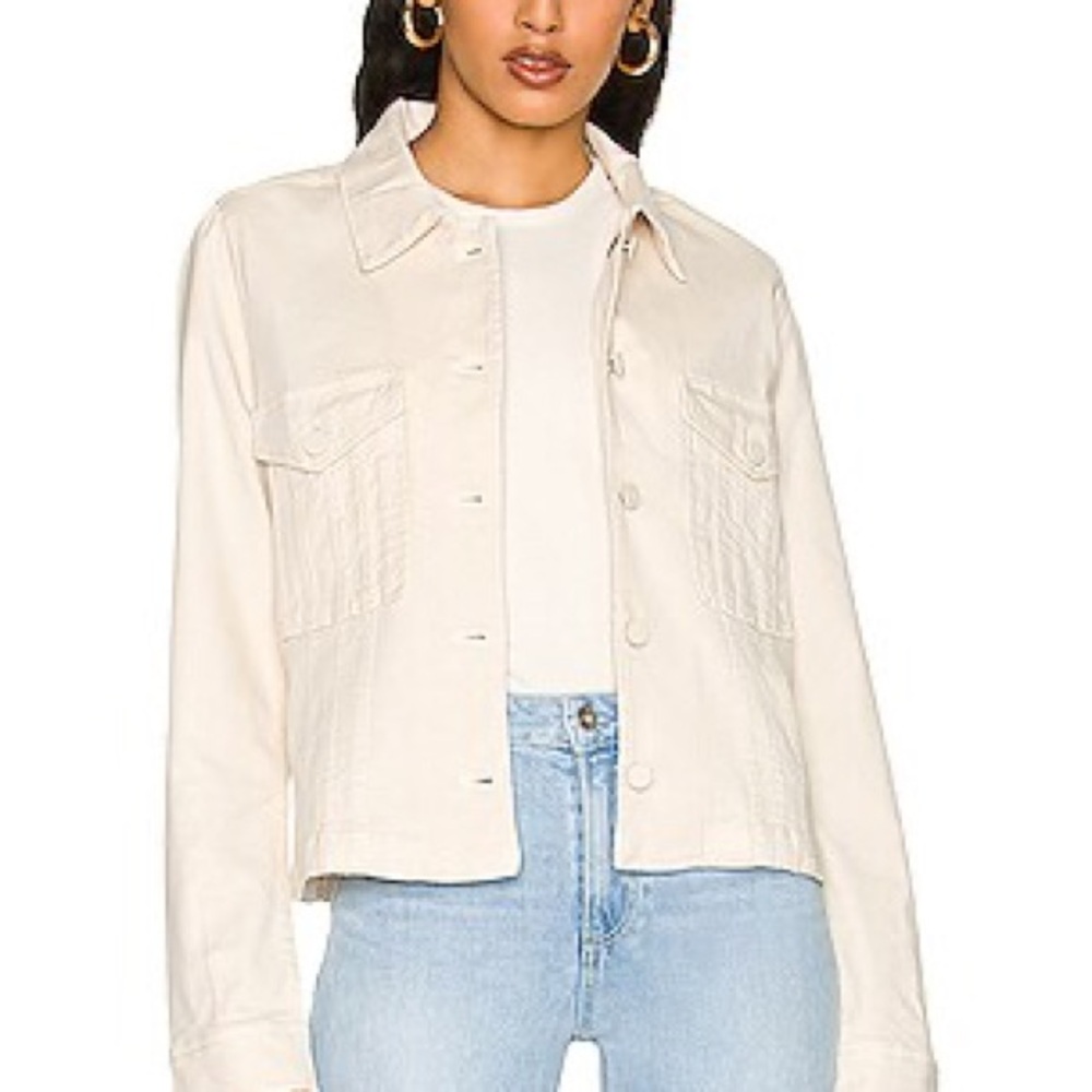 PAIGE Pacey Jacket in Warm Ecru